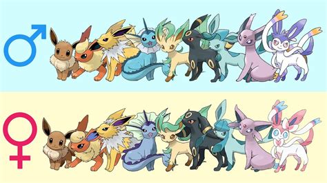 eevee evolutions sex